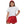 Mini Pleated Skort- Red Shimmer