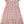 Pink & Red Floral Dress with Gold Lurex