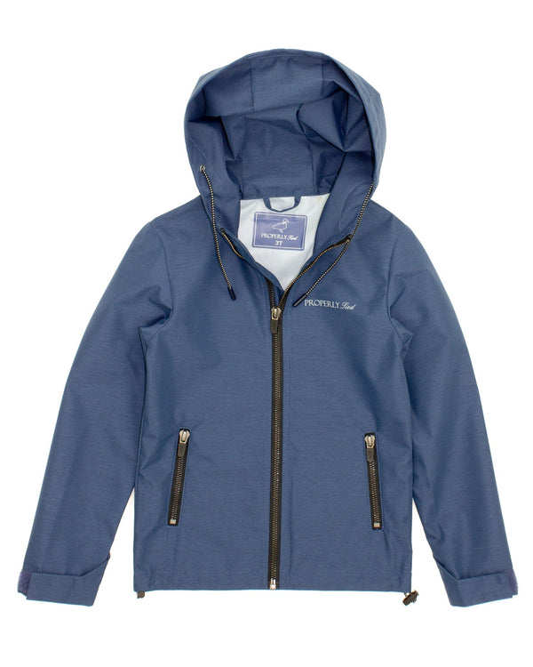 Canopy Rain Jacket- Storm Blue