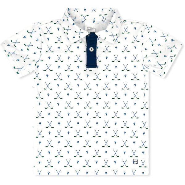 Parker Polo- Fairway Finder, Nantucket Navy