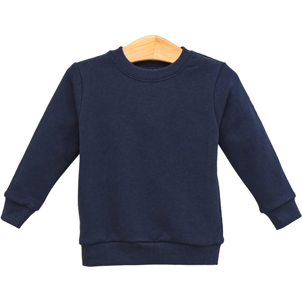 French Terry Pullover- Navy