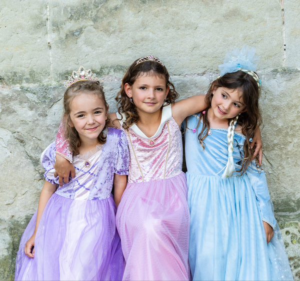 Velvety Soft Princess Dress- Sisters Forever