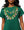 Dark Green Christmas Necklace Tee Dress