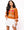 Brown Gingerbread Man Jewel Bow Tie Sweater- (Women's)