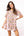 Light Pink Cotton Nutcracker & Candy Cane Dress- (Women's)