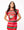 Red, Green & Pink 'sleigh Queen' Stripe Top- (Women's)
