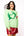Green Grinch Heart Hands Sweatshirt- (Women's)