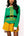 Green Elf Collared Button Up Sweater- (Women's)