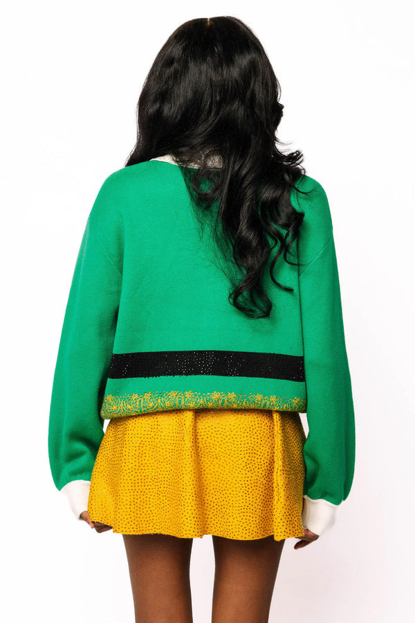 Gold Rhinestone Elf Skirt- (Women's)