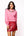 Hot Pink Peppermint Neck Sweatshirt- (Women)