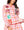 Pink & Red Plaid Metallic Nutcracker Cotton Button Up Top- (Women's)