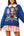 Navy Collared Nutcracker Icon Sweatshirt- (Women's)