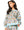 Aqua Gingerbread & Candy Cane Sweatshirt- (Women's)