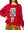 Red Nutcracker In Denim Suit Sweatshirt- (Women's)