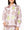 Pink Gingham Christmas Tree Cookies Cotton Button Up Top- (Women's)