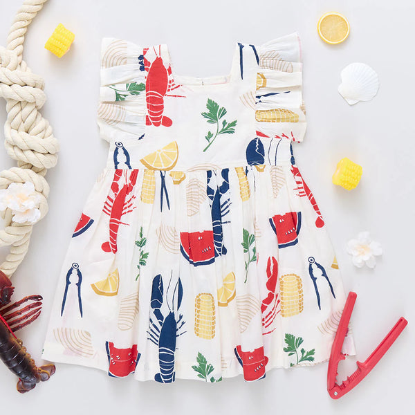 Elsie Dress- Clam Bake