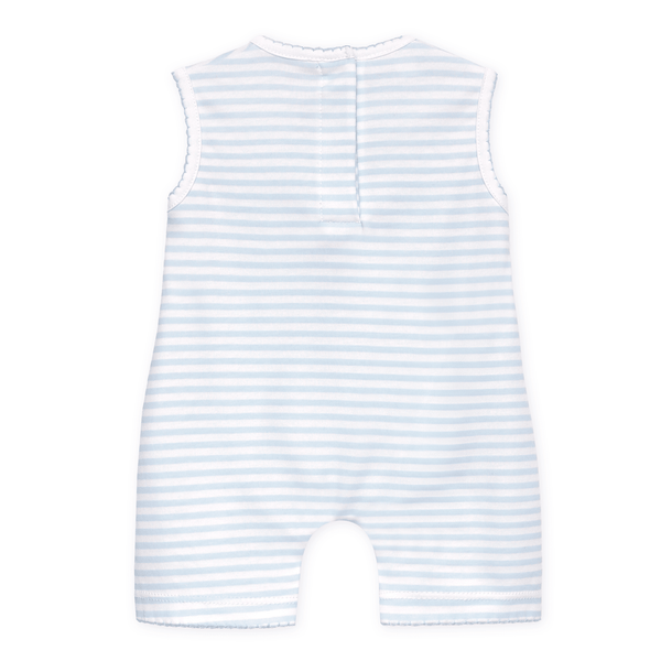 Coastal Treasures Smocked Short Playsuit