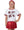 Sequin Football Elements Boxy T- Crimson
