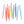 Confetti Stamp: Double-Ended Markers (Set of 9)