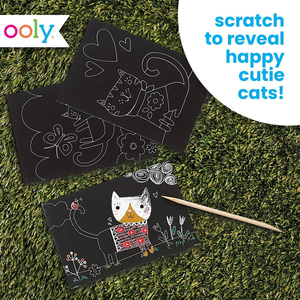 Scratch & Scribble Mini Scratch Art Kit- Cutie Cats