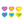 Hearts In Bloom: Erasers (Set of 6)