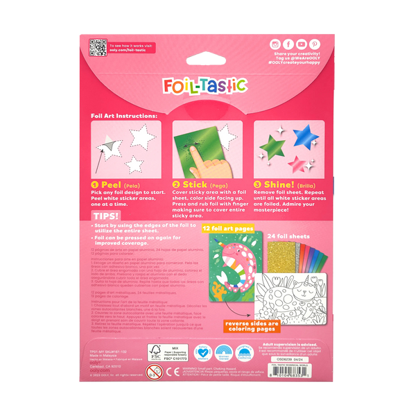 Foil-tastic Foil Art & Coloring Set- Whimsical World