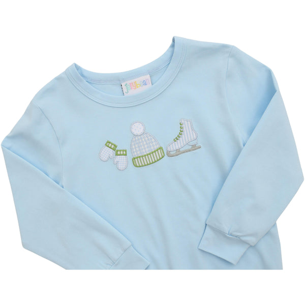 Around The Rink Jogger Set- Light Blue