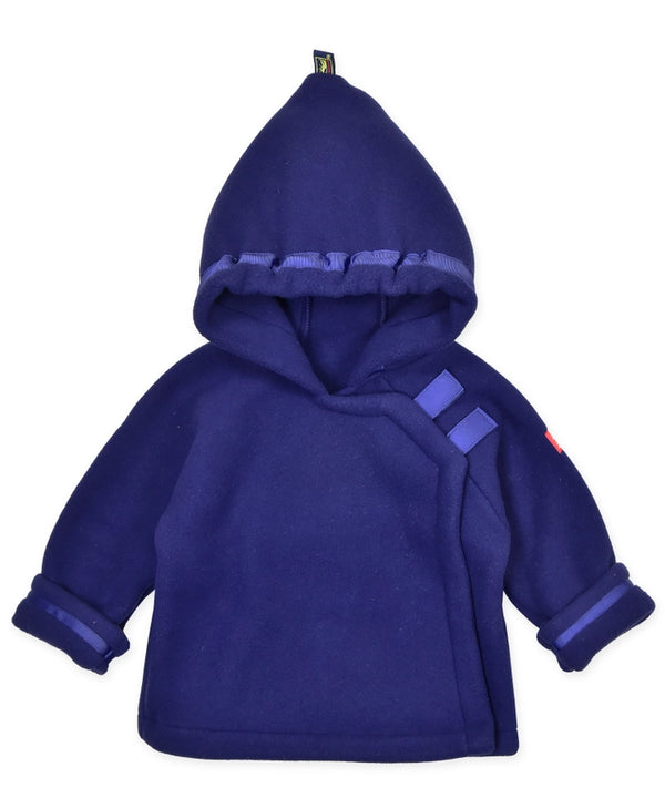 Fleece Jacket Wrap Close- Navy