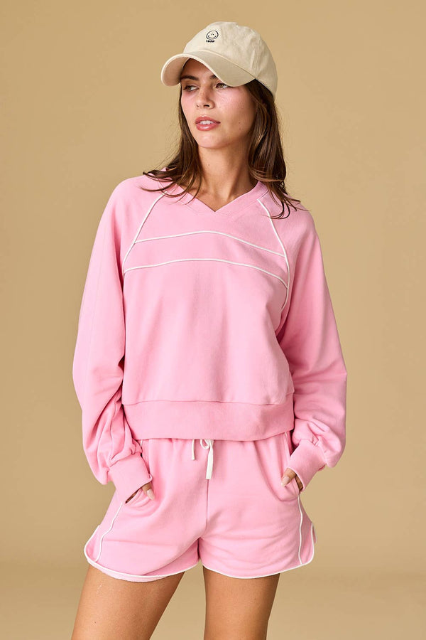 Lyla Piped Lounge Set
