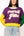 Colorblock Fuzzy 'Mardi Gras' Sweater- (Women's)