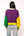 Colorblock Fuzzy 'Mardi Gras' Sweater- (Women's)
