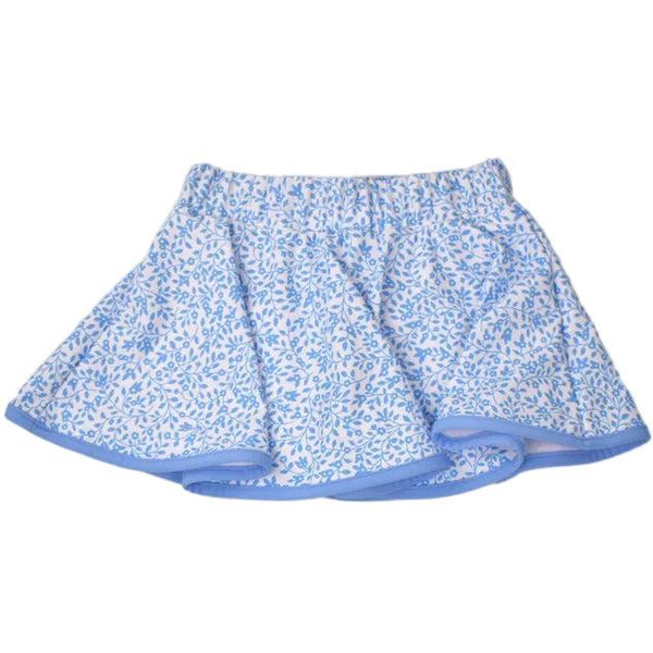 Blue Floral Skort