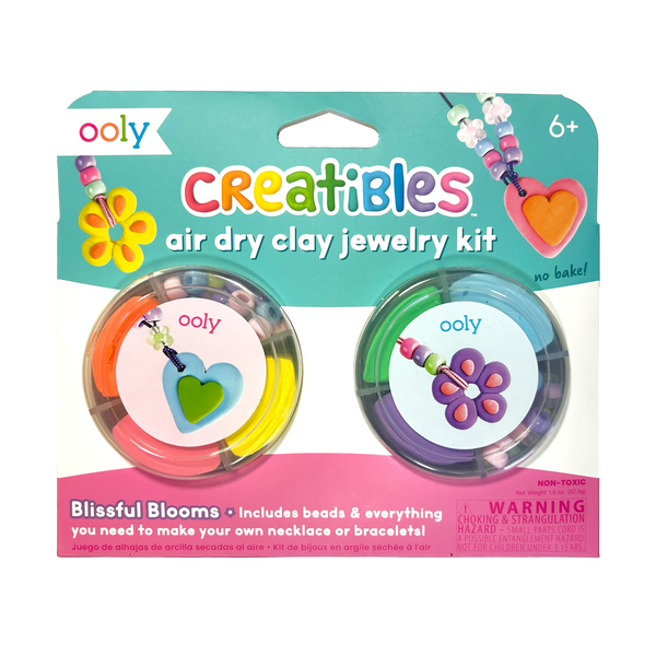 Creatibles Air Dry Clay Jewelry Kit- Blissful Blooms
