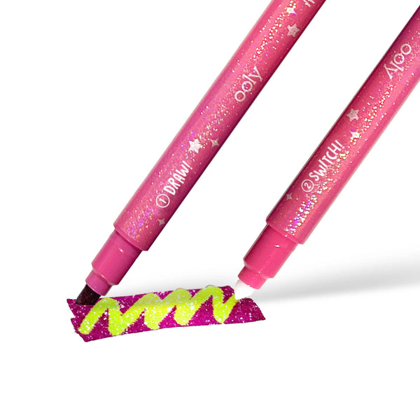 Switch-eroo! Sparkle Color Changing Markers- Set of 12