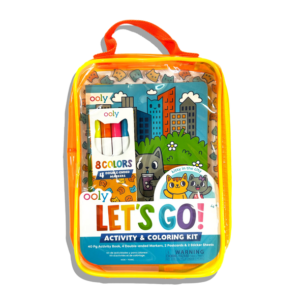 Let's Go!: Activity & Coloring Kit- Kitty In The City