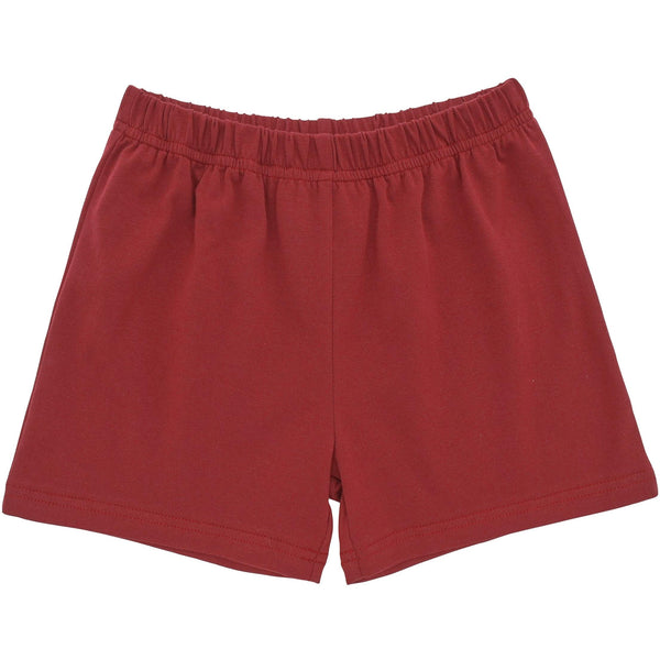 Knit Short- Maroon