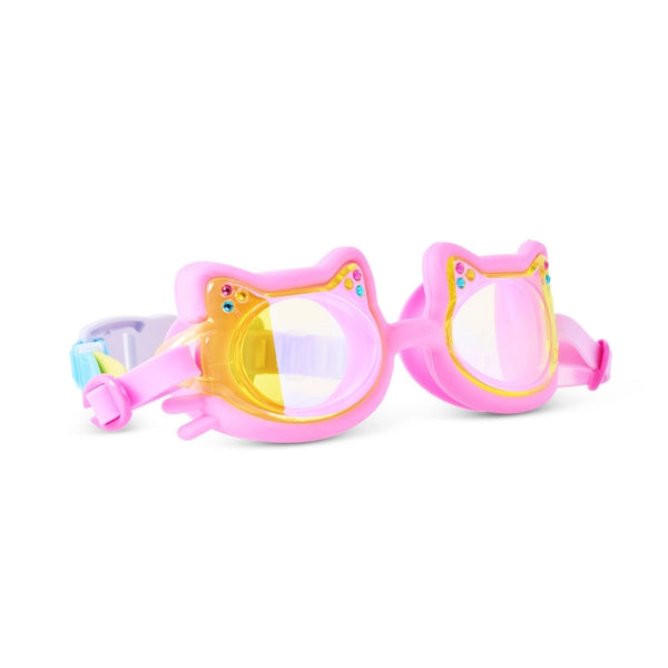 Flexi Feline Cat Swim Goggles- Plush Paw Pink