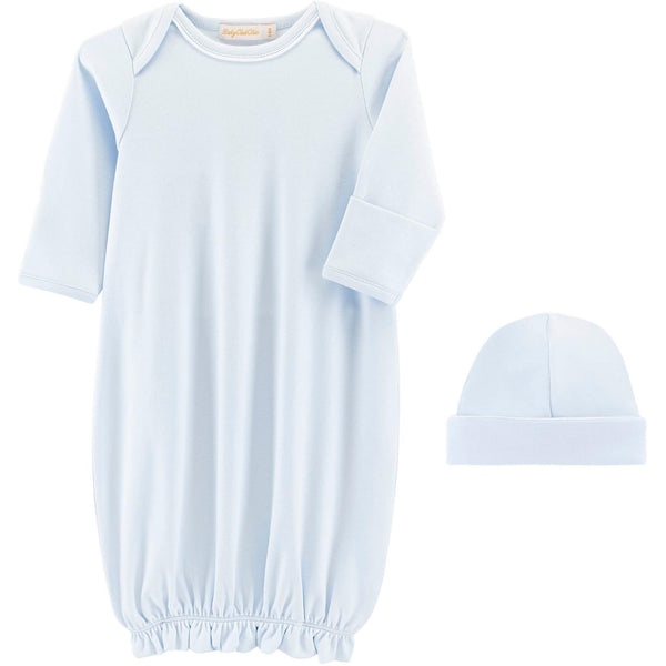 Gown & Hat Set- Light Blue