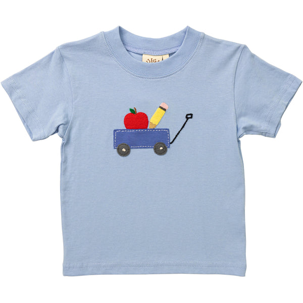 Wagon w/ Apple and Pencil Shirt