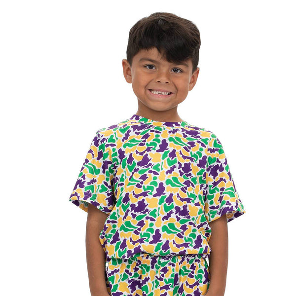 Mardi Gras Camo Dri-Fit Shirt