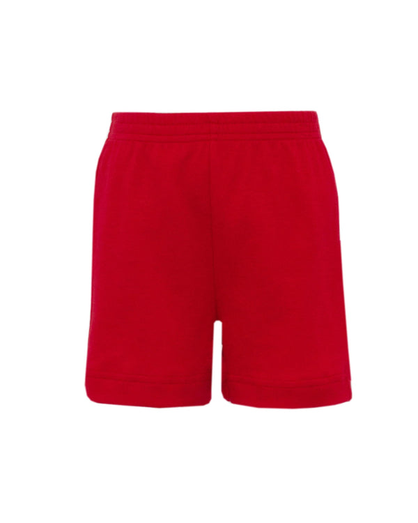 Red Knit Shorts