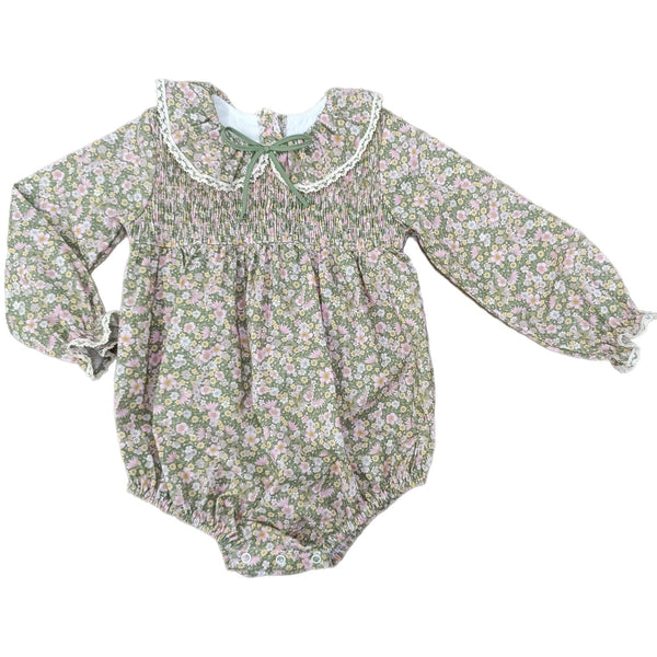 Green Floral Bubble
