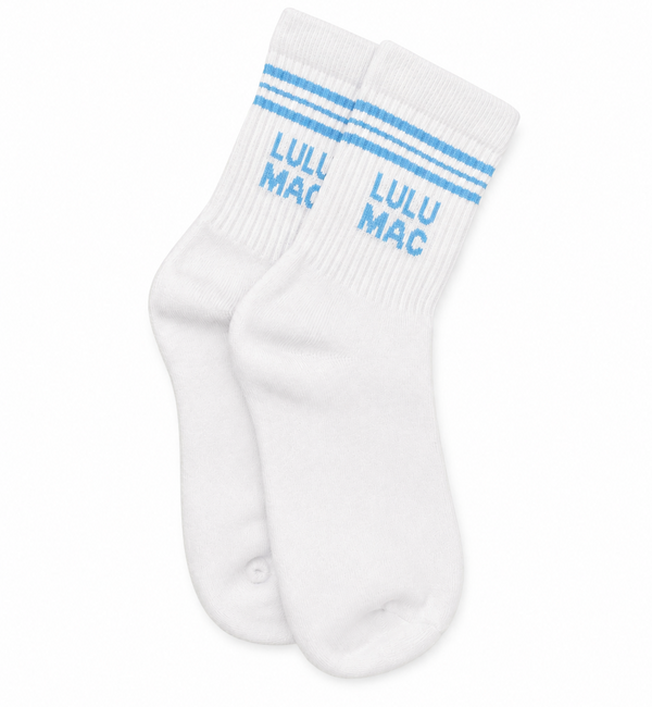 Lulu Mac Socks Single Pair- Light Blue (Women's)