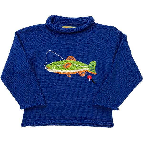 Trout on Hook Sweater