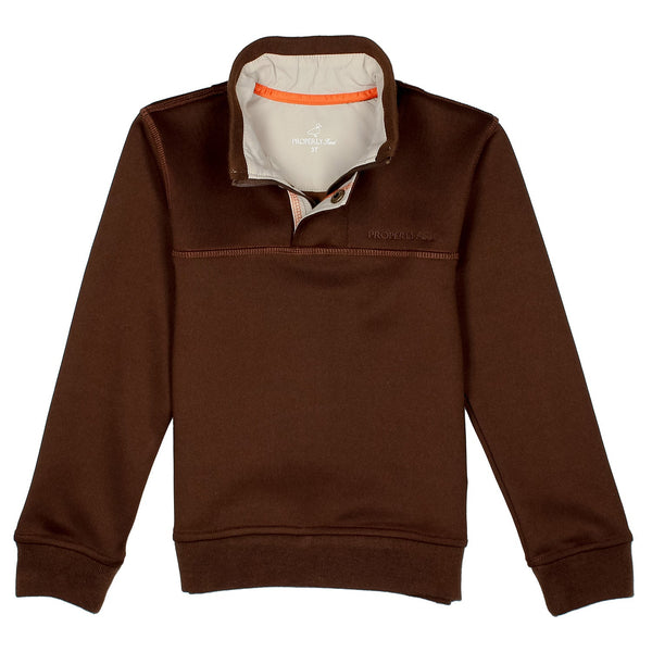 Kennedy Pullover- Bark