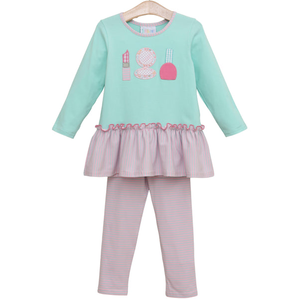 Glam Trio Ruffle Pants Set