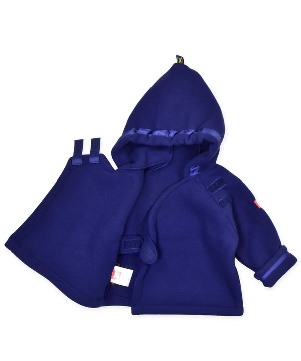 Fleece Jacket Wrap Close- Navy