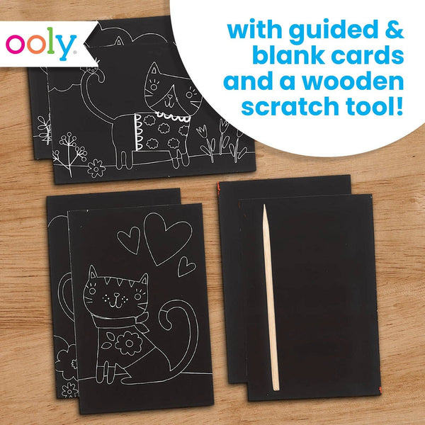 Scratch & Scribble Mini Scratch Art Kit- Cutie Cats