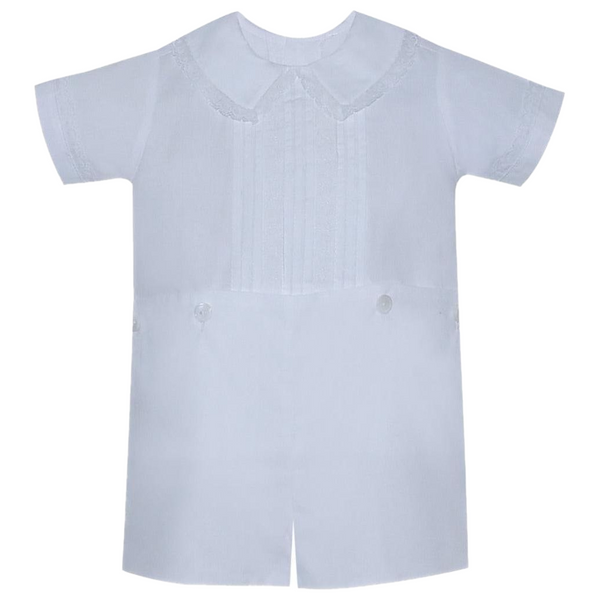 Jack Button Suit - White