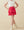 Smocked Ruffle Tiered Mini Skirt- Fuschia